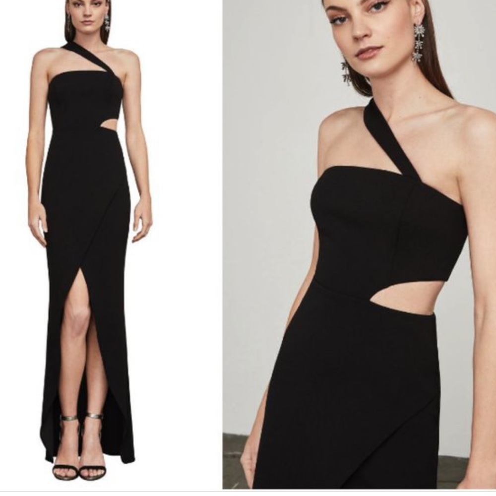 NWOT BCBGMAXAZRIA Acasia One Shoulder Maxi Dress